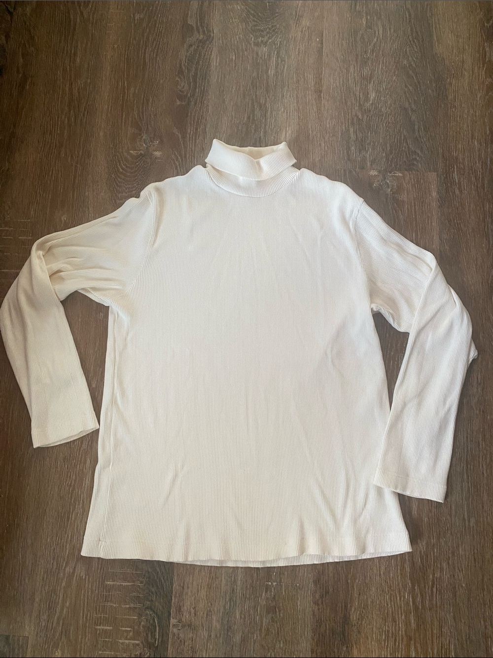 Land's End Men's Size L Cotton knit long sleeved turtleneck